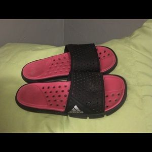 breathable adidas slip on slides